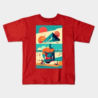 Muscle Man Beach Kids T-Shirt